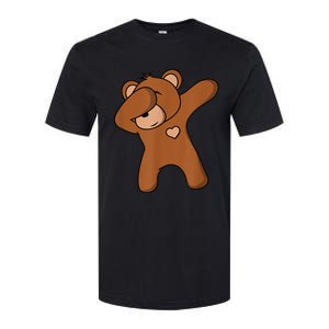 Bear Dancing DAB Bear Party Dancing Bear Teddy Softstyle CVC T-Shirt