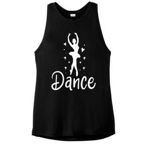 Ballet Dancer Dancing Dance School Ballet Lover Gift Ladies PosiCharge Tri-Blend Wicking Tank