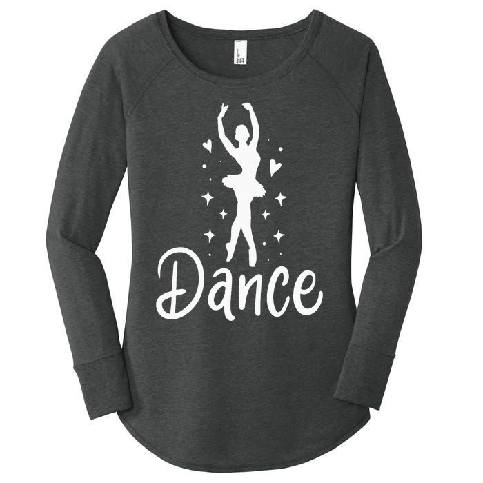 Ballet Dancer Dancing Dance School Ballet Lover Gift Women's Perfect Tri Tunic Long Sleeve Shirt