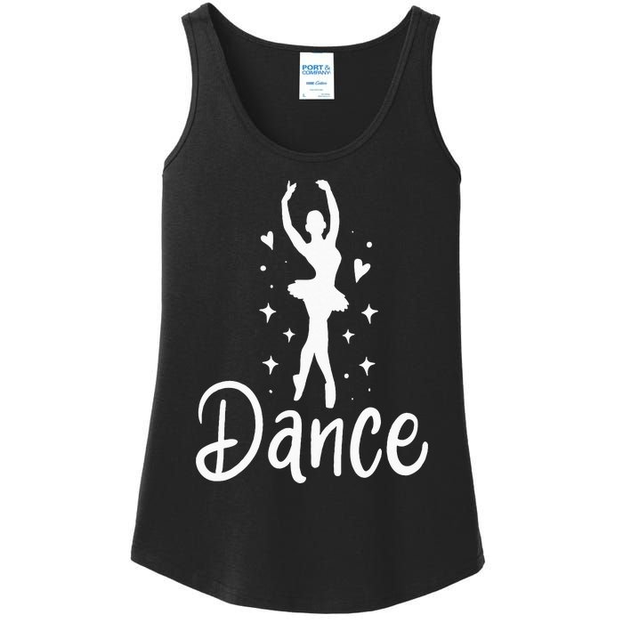 Ballet Dancer Dancing Dance School Ballet Lover Gift Ladies Essential Tank