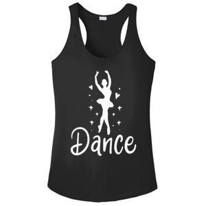 Ballet Dancer Dancing Dance School Ballet Lover Gift Ladies PosiCharge Competitor Racerback Tank