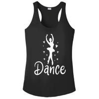 Ballet Dancer Dancing Dance School Ballet Lover Gift Ladies PosiCharge Competitor Racerback Tank