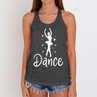 Ballet Dancer Dancing Dance School Ballet Lover Gift Women's Knotted Racerback Tank