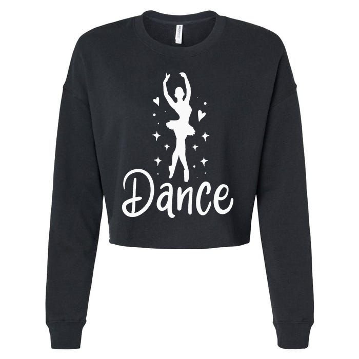 Ballet Dancer Dancing Dance School Ballet Lover Gift Cropped Pullover Crew