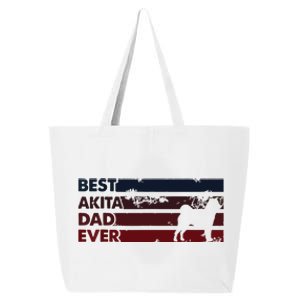 Best Dog Dad Ever Father Akita 25L Jumbo Tote