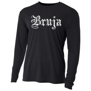 Bruja Dia De Muertos Mexican Halloween Witch Latina Cooling Performance Long Sleeve Crew