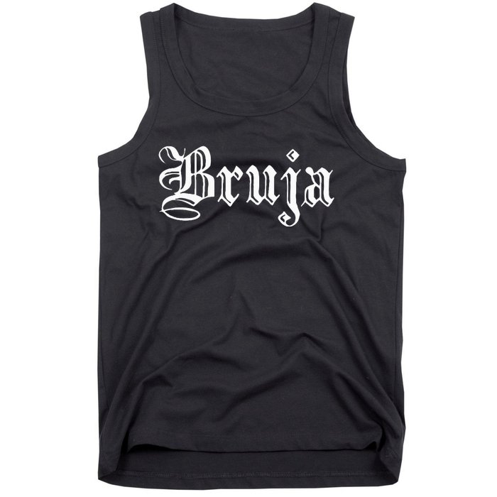 Bruja Dia De Muertos Mexican Halloween Witch Latina Tank Top