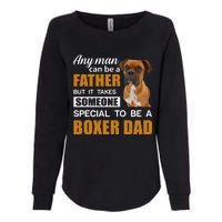 Boxer Dad Dog Lovers Fathers Day Womens California Wash Sweatshirt