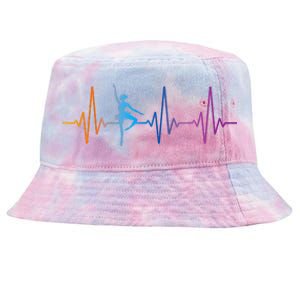 Ballet Dancer Dance Girl Ballerina Heartbeat Tie Dye Tie-Dyed Bucket Hat