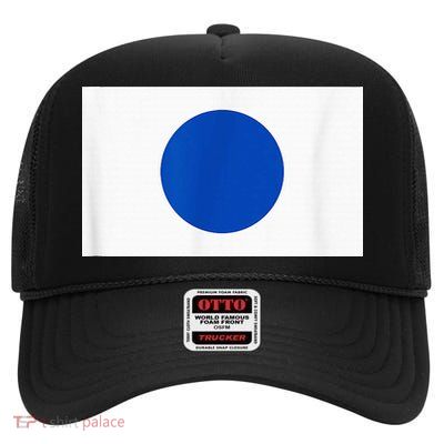 Blue Dot Democrat Sign Democratic Blue Dot Campaign High Crown Mesh Back Trucker Hat