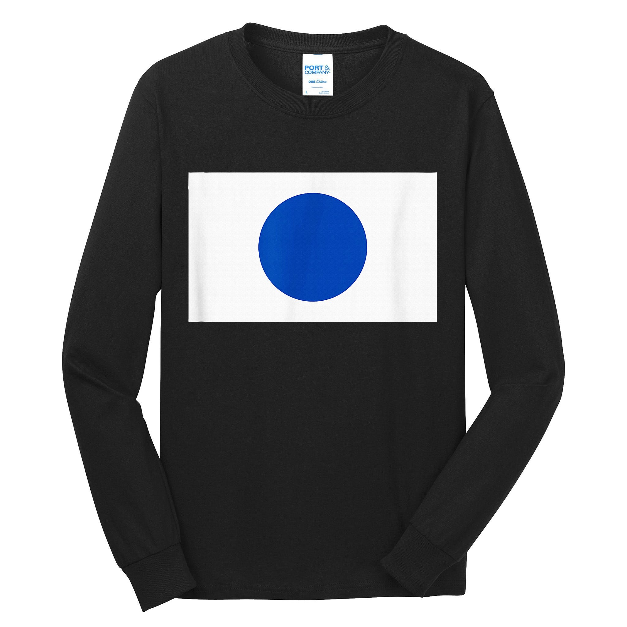 Blue Dot Democrat Sign Democratic Blue Dot Campaign Tall Long Sleeve T-Shirt