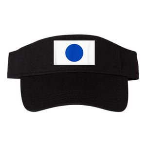 Blue Dot Democrat Sign Democratic Blue Dot Campaign Valucap Bio-Washed Visor