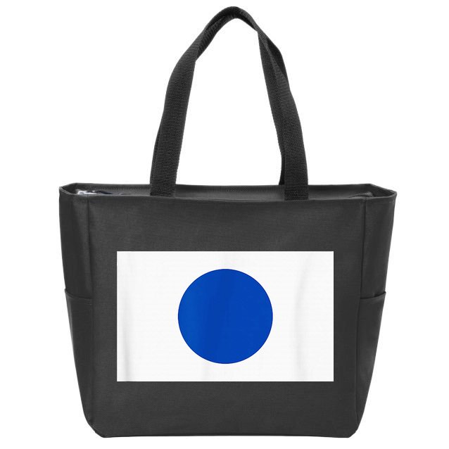 Blue Dot Democrat Sign Democratic Blue Dot Campaign Zip Tote Bag