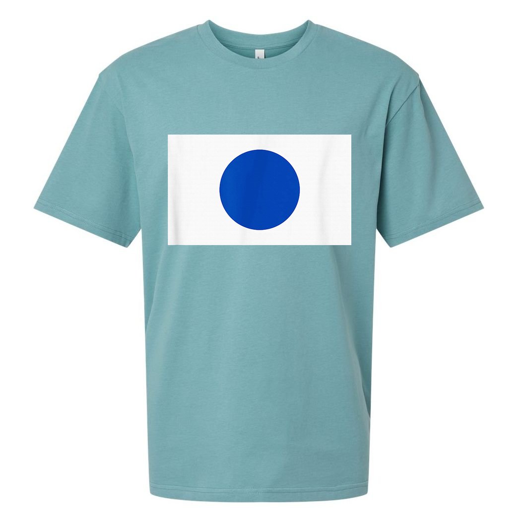 Blue Dot Democrat Sign Democratic Blue Dot Campaign Sueded Cloud Jersey T-Shirt