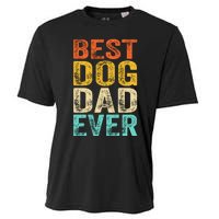 Best Dog Dad Ever FatherS Day Cooling Performance Crew T-Shirt