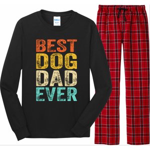 Best Dog Dad Ever FatherS Day Long Sleeve Pajama Set