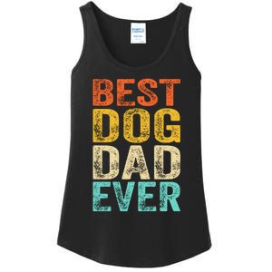 Best Dog Dad Ever FatherS Day Ladies Essential Tank