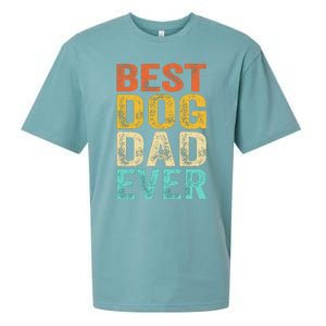 Best Dog Dad Ever FatherS Day Sueded Cloud Jersey T-Shirt