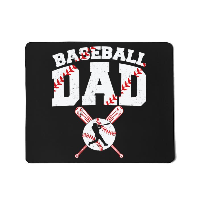 Baseball Dad - Dad Baseball Father's Day Mousepad