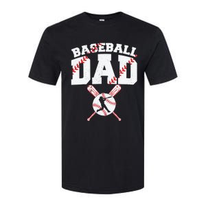 Baseball Dad - Dad Baseball Father's Day Softstyle CVC T-Shirt