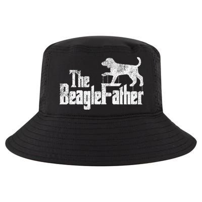 Beagle Dad Dog Father Funny Doggie Puppy Pun Daddy Dada Pops Cool Comfort Performance Bucket Hat