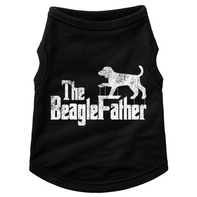 Beagle Dad Dog Father Funny Doggie Puppy Pun Daddy Dada Pops Doggie Tank