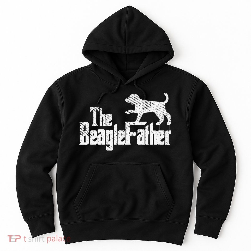 Beagle Dad Dog Father Funny Doggie Puppy Pun Daddy Dada Pops Hoodie