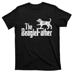 Beagle Dad Dog Father Funny Doggie Puppy Pun Daddy Dada Pops T-Shirt