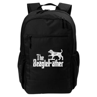 Beagle Dad Dog Father Funny Doggie Puppy Pun Daddy Dada Pops Backpack
