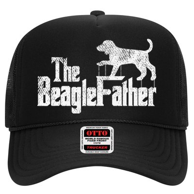 Beagle Dad Dog Father Funny Doggie Puppy Pun Daddy Dada Pops Trucker Hat