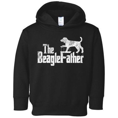 Beagle Dad Dog Father Funny Doggie Puppy Pun Daddy Dada Pops Toddler Hoodie