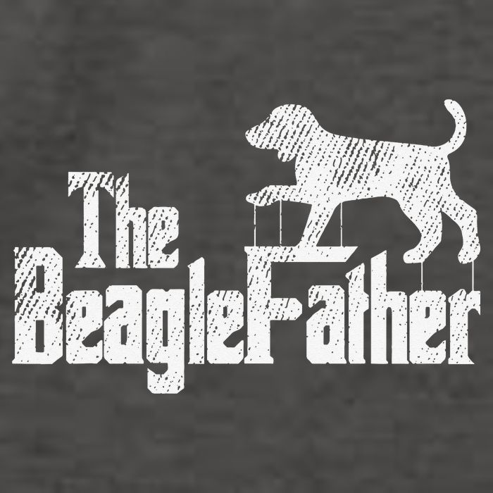 Beagle Dad Dog Father Funny Doggie Puppy Pun Daddy Dada Pops Vector Backpack