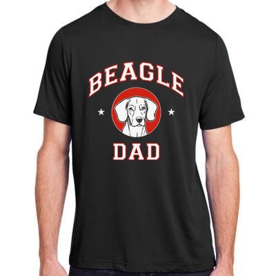 Beagle Dad Dog Father Adult ChromaSoft Performance T-Shirt