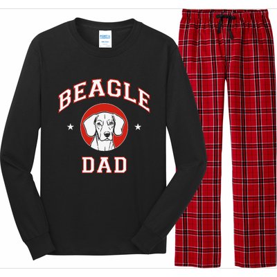 Beagle Dad Dog Father Long Sleeve Pajama Set