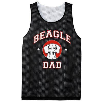 Beagle Dad Dog Father Mesh Reversible Basketball Jersey Tank