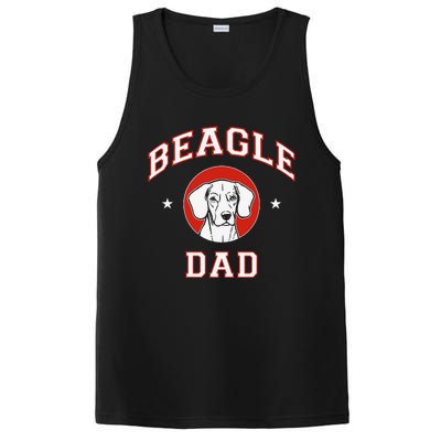 Beagle Dad Dog Father PosiCharge Competitor Tank