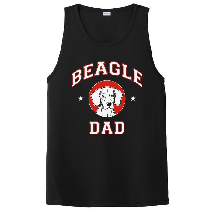 Beagle Dad Dog Father PosiCharge Competitor Tank