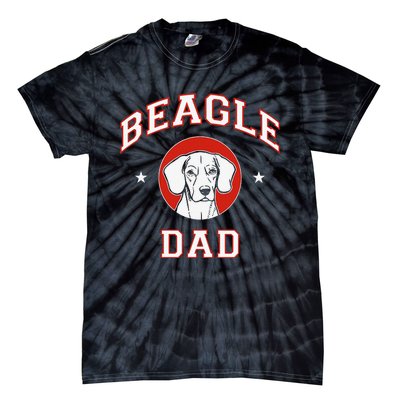 Beagle Dad Dog Father Tie-Dye T-Shirt