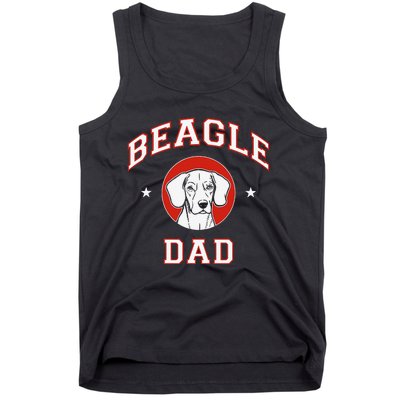 Beagle Dad Dog Father Tank Top