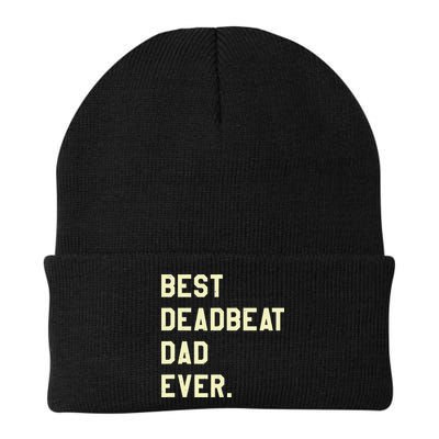 Best Deadbeat Dad Ever Novelty Gag Joke Father Beanie