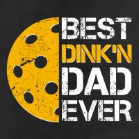 Best Dinkn Dad Ever Pickle Ball Garment-Dyed Heavyweight T-Shirt