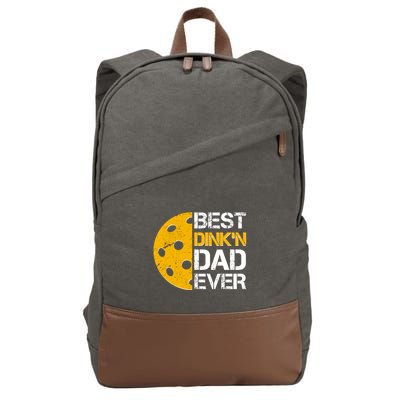 Best Dinkn Dad Ever Pickle Ball Cotton Canvas Backpack