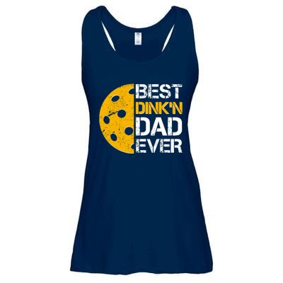 Best Dinkn Dad Ever Pickle Ball Ladies Essential Flowy Tank