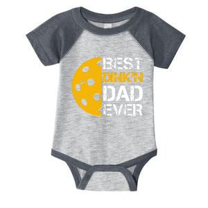 Best Dinkn Dad Ever Pickle Ball Infant Baby Jersey Bodysuit