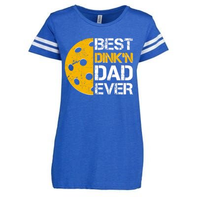 Best Dinkn Dad Ever Pickle Ball Enza Ladies Jersey Football T-Shirt