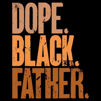 Black Dad Dope Black Father Fathers Day T-Shirt