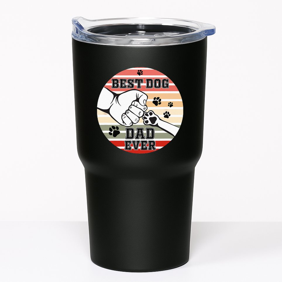 Best Dog Dad Ever Dog Dad Gift Tumbler