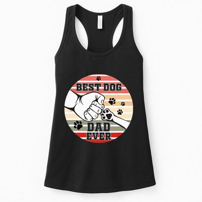 Best Dog Dad Ever Dog Dad Gift Womens Tank Top