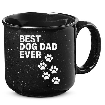 Best Dog Dad Ever Present For Fathers Day 15oz Campfire Ceramic Mug