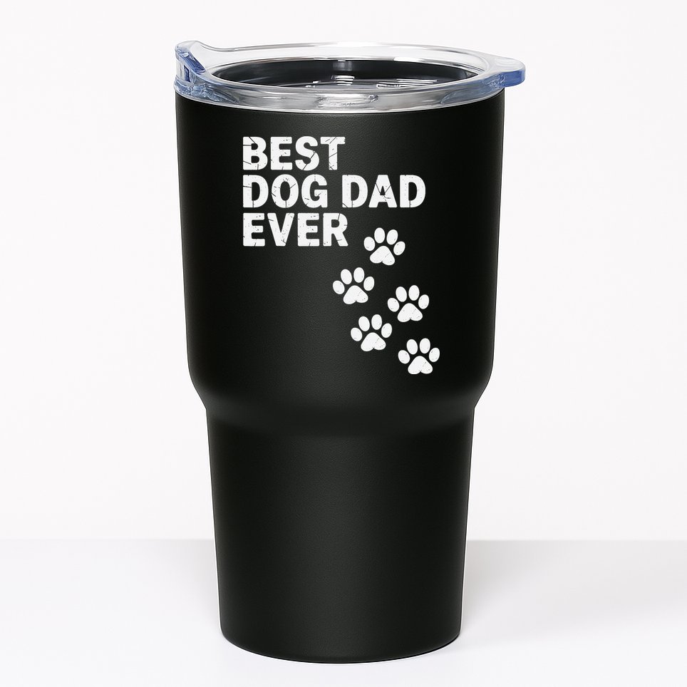 Best Dog Dad Ever Present For Fathers Day Tumbler
